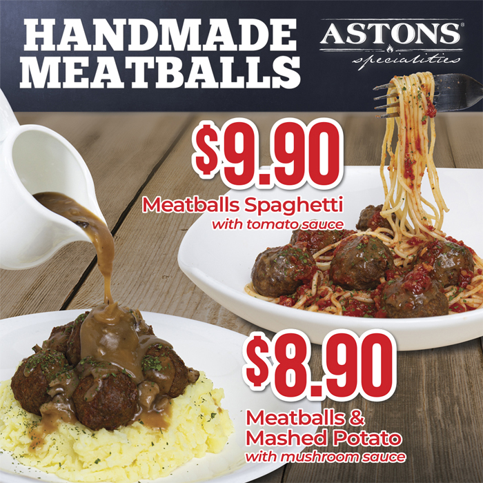 ASTONS Specialities Promo - Handmade Meatballs